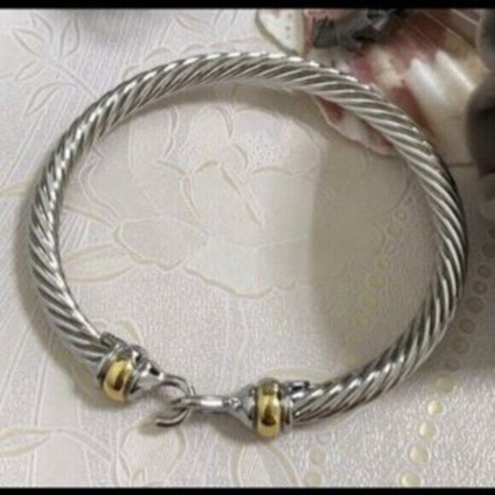 David Yurman 5mm Bracelet gold sterling